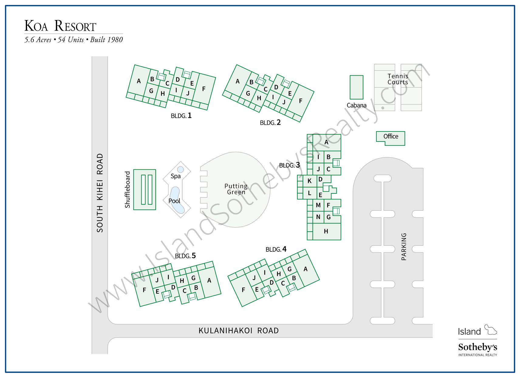 Koa Resort Map